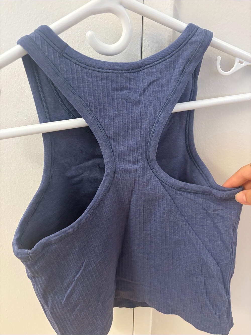 Lululemon Ribbed Racerback Tank Top – Blue - Picture 2 of 2